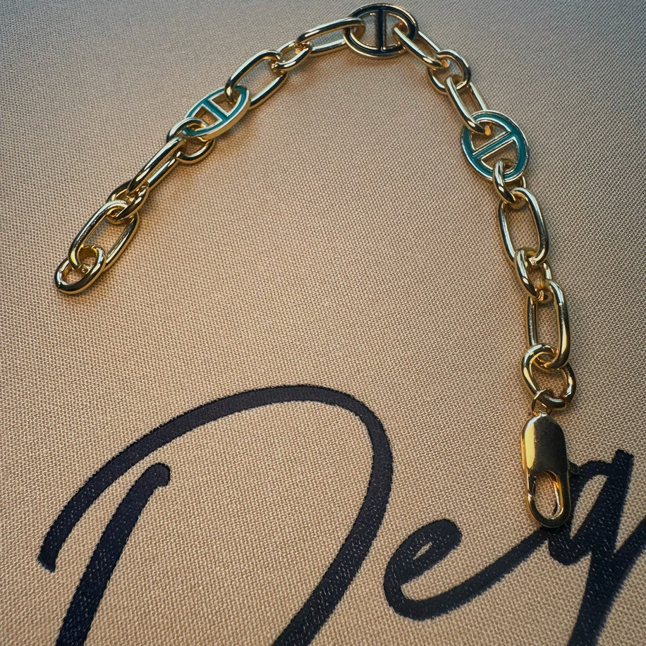 14K altın kaplama D*or marka muadil bilezik